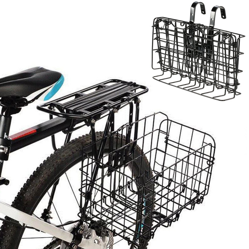 rear bike rack and basket